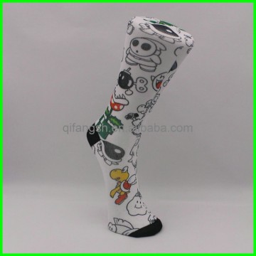 printed knee high socks