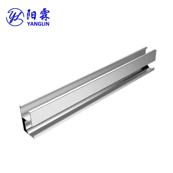 Solar Mounting Rail Aluminum Extrusion for Solar Clamp