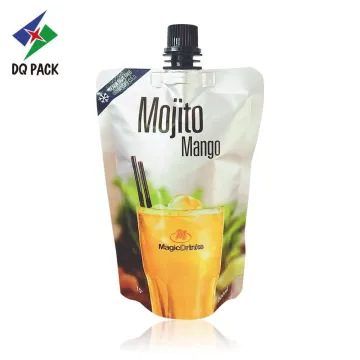 200ml liquid juice aluminum foil pouch with spout