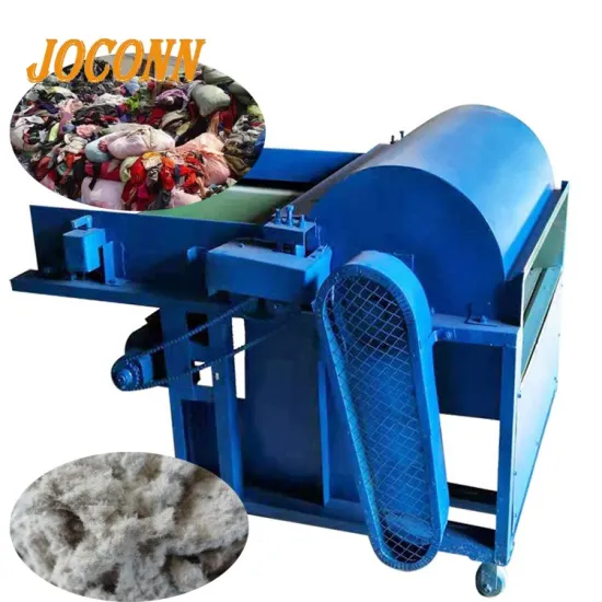 Best Selling Old Cloth Recycling Machine | Waste Clothes Textile Recycling Equipment | Double Rollers Cotton Fiber Opening Machine