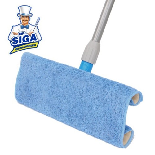 Mr.siga Easy Assemble Changeable Head Microfiber Spin Flat Smart Mop