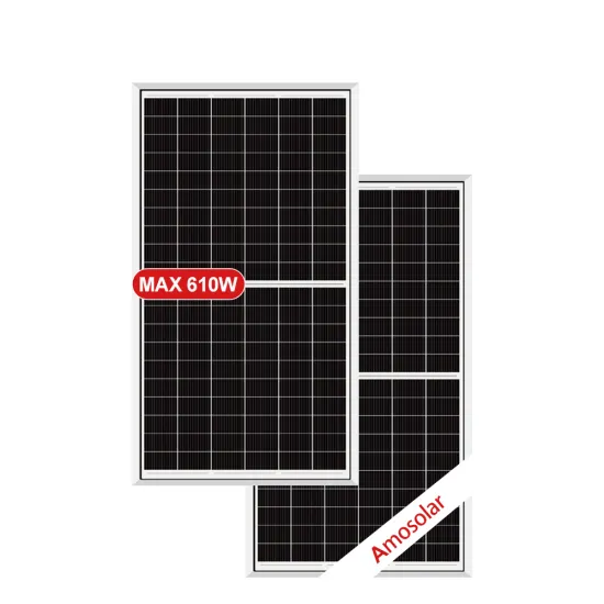 Chinese Manufacturer's Amosolar Customized Half Cut Panels: 580W to 610W in 210mm Size for Commercial Applications