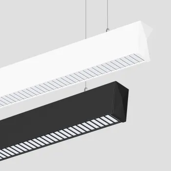 Aluminum Anti-glare Stripe Flood Light 36W 4000K LED Linear Pendant Light
