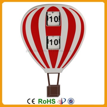 Mktime Balloon Shape Flip Wall Clock