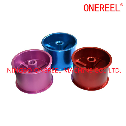 Anodized Silver Aluminium Spool