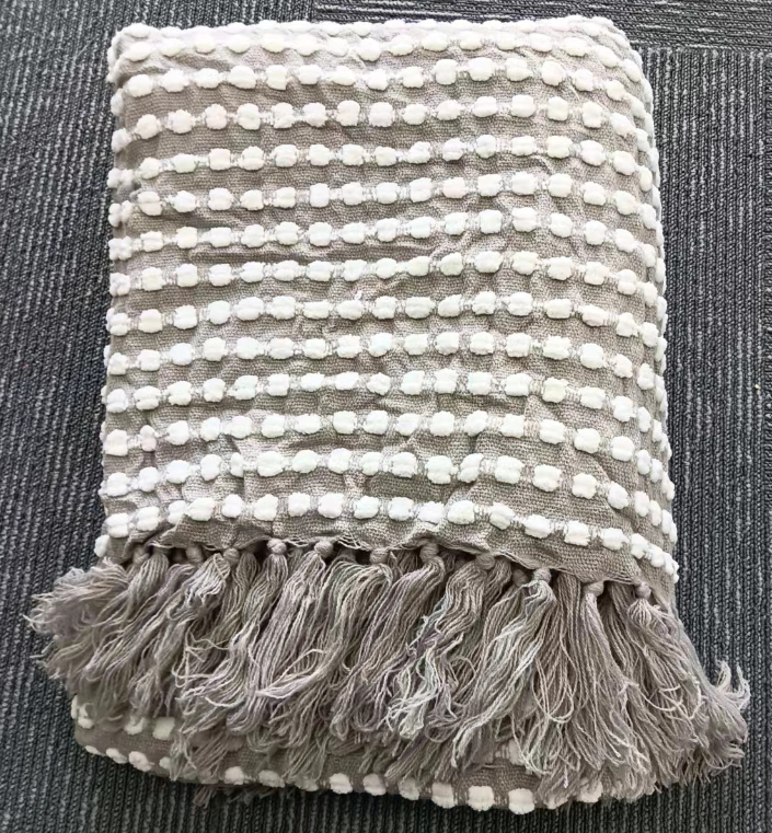 Hot Sale Tassel Big Winter Knit Throw Blanket1