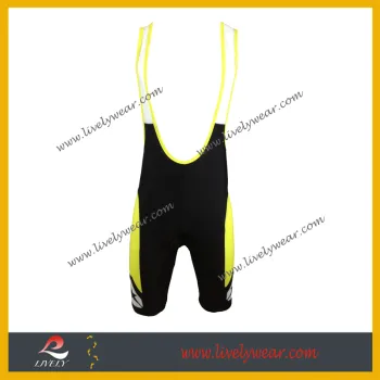Accept Small MOQ Spandex Sublimation Custom Cycling Bib short