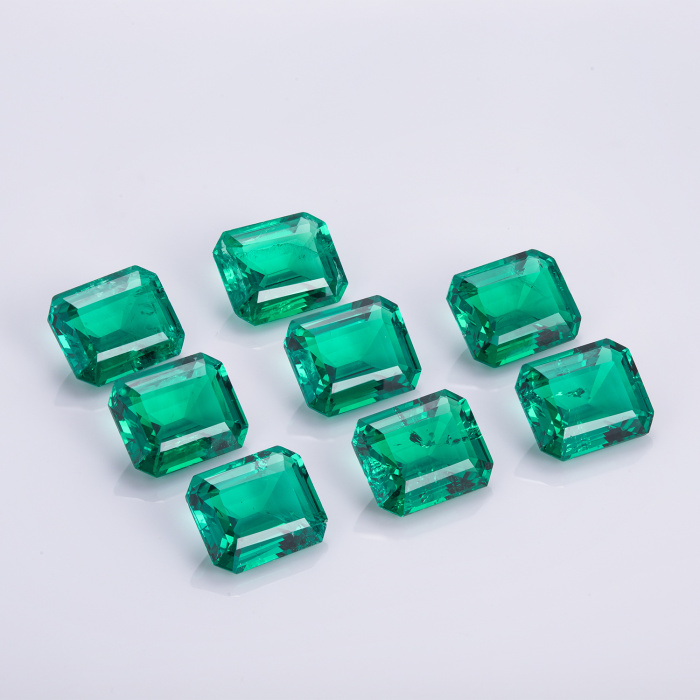Premium 7x11 Lab Grown Colombian Emerald