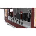 Fast Food Kiosk Cart with Customized Kitchen Machine