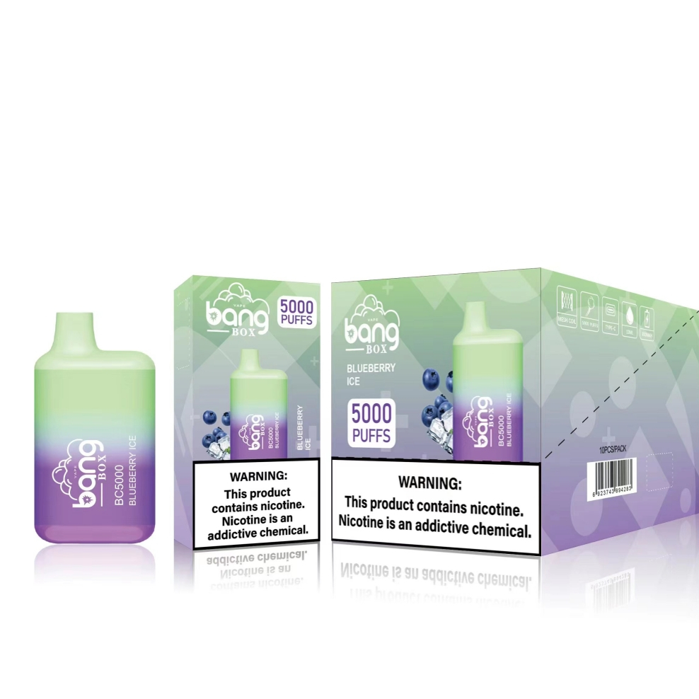 Bang BC 5000PUFFS recargable Vape desechable Tipo-C