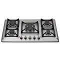 Stainless 5 Burner Built in Gas Hob