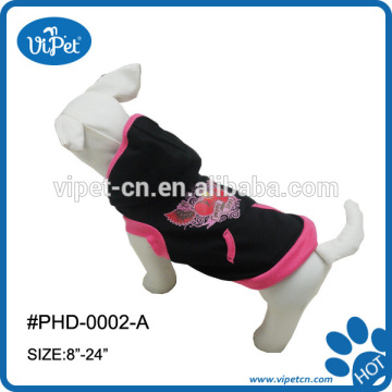 Pet hoody with angle pattern clothes
