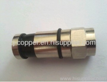 Outdoor Rg6-F-Stecker mit wasserdicht Ring