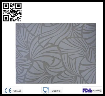 flower painting silicone decorativetable mat