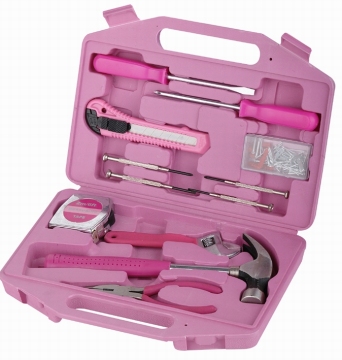12PCS Pink Lady's Combination Tools Kit (MHTL0010)