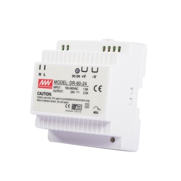 DINレール電源DR-60-24 60W ACからDC 24V 2.5A