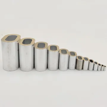 18mm Aluminum Crimping Loop Sleeve for 19.6mm Wire Rope: EN 13411-3 DIN3093 Oval Stop Buttons and Ferrules