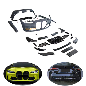 G22 Upgrade G82 M4 Style Bodykit Front and Rear Bumper Side Skirt for BMW 4 Series G22 Coupe 2020-2022