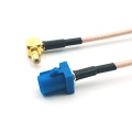 Fakra Male to Right Angle SMB Coaxial Cable