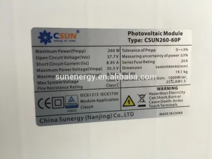 250W solar panel price from CSUN nanjing manufacturer
