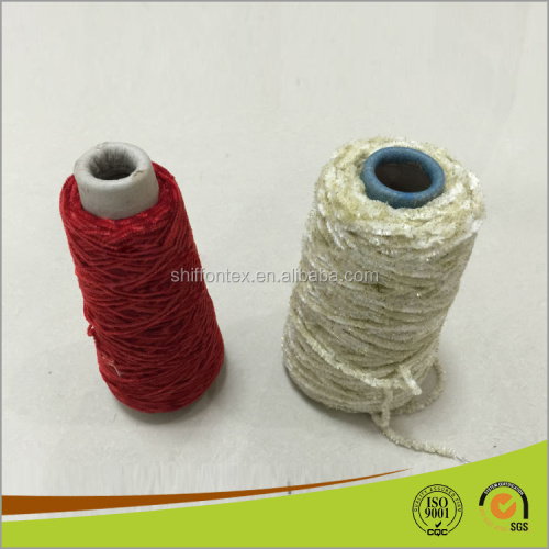 Strickpolyester -Baumwoll -Mischung Chenille -Garn