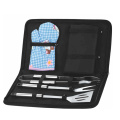 5pcs BBQ set with target apron