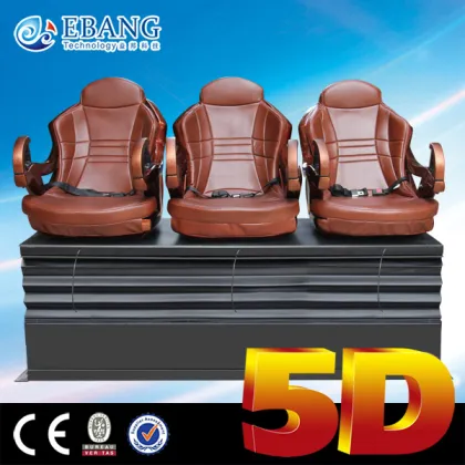 3 dof electric motion simulator theater seating chairs outdoor