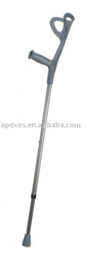 Alu. telescopic elbow walking stick
