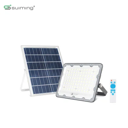 IP66 Waterproof Smart Solar LED Flood Light with Sensors (100W-500W)
