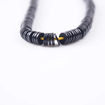 6*1 MM real coco beads for sale