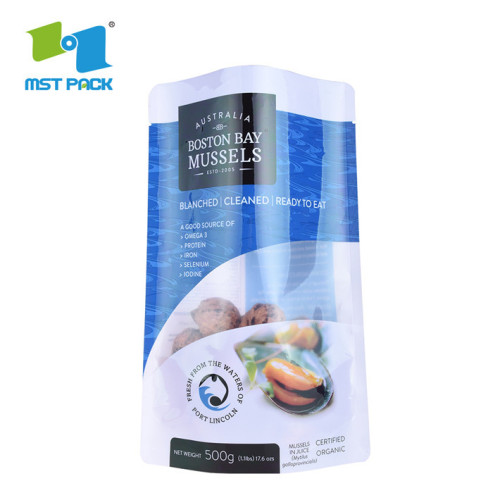 100% compostable pet food bags with zippper