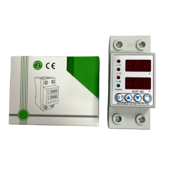 DIN Rail Mountable 80A 230V Over/Under Voltage and Over Current Protective Device