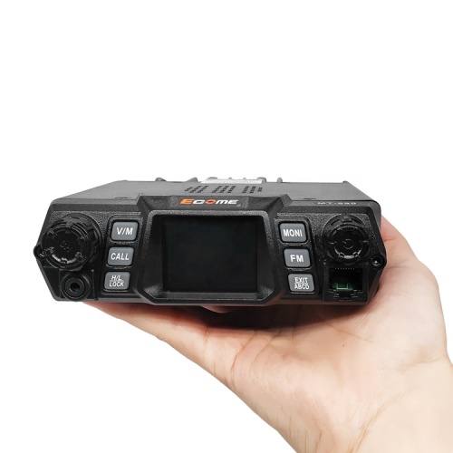 Ecome MT-690 Mobile Vehicle Car Radio Base Station 10KM Durable Analog VHF UHF Dual Frequency 100W Transceiver