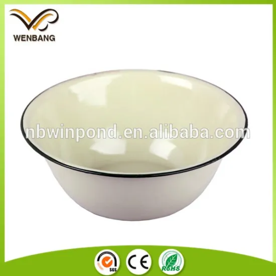 Big lunch enamel bowl