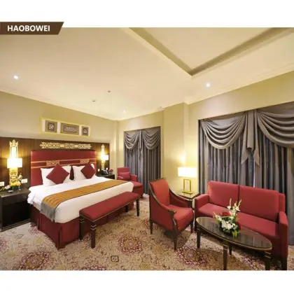 Holiday Inn Luxury Modern Hotel Bedroom Furniture Set from China Factory