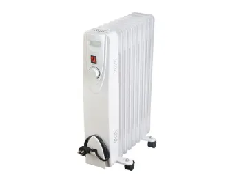 Electric Radiator Oil Filled Heaters For Living Room 1500w Panel Oil Heater