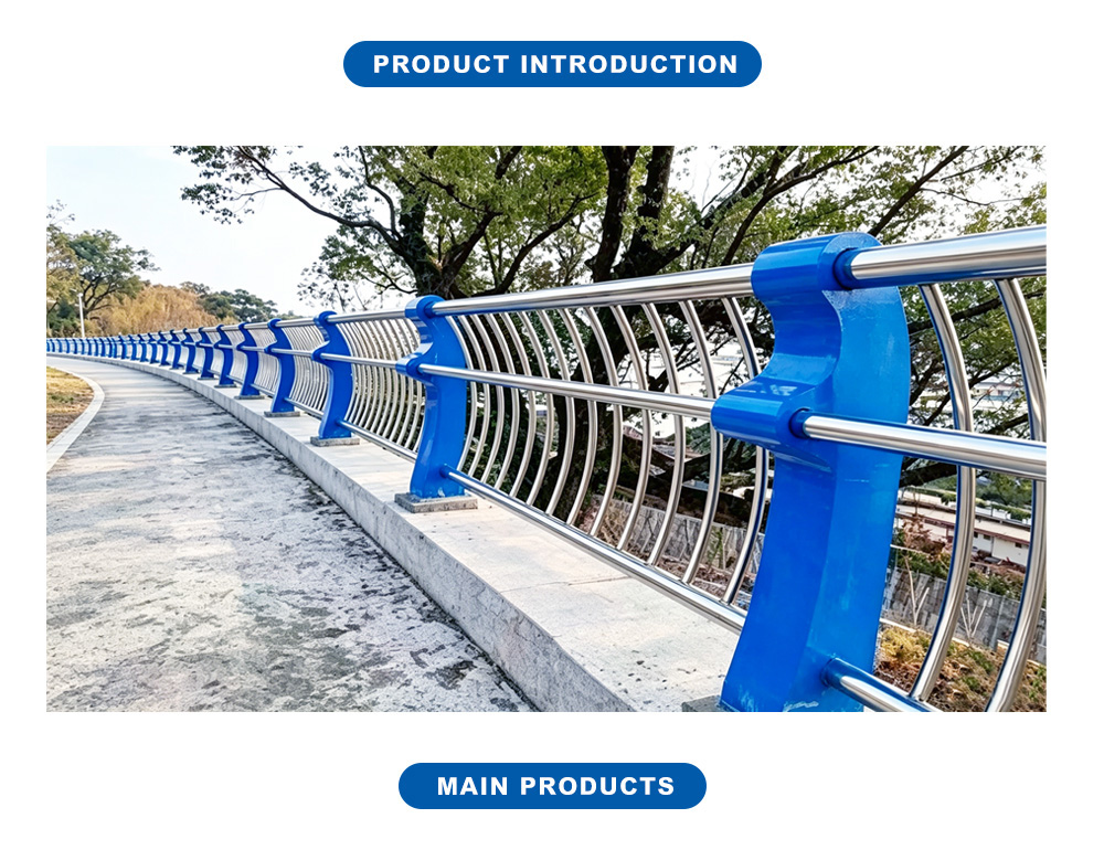 Stainless Composite Pipe Bridge Railing X