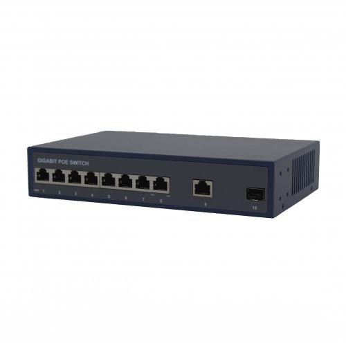 Poe Switch 8 Ports 1 SFP 1 RJ45