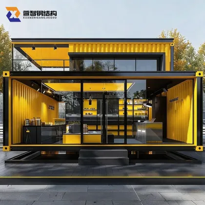 Modern Trendy Container Building for Urban Spaces
