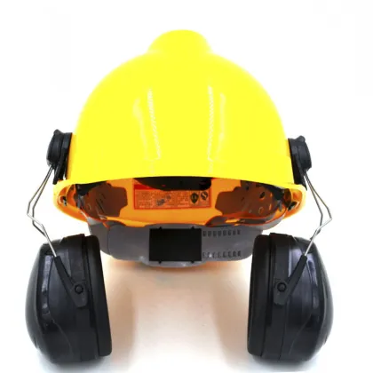 China Factory Offers Affordable Noise Cancelling Safety Helmets with Ear Muffs