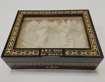 Glossy Wooden Gift Box For Cubilose Engraved Logo