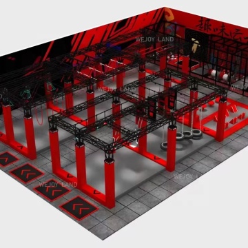Customizable Kids' Ninja Warrior Obstacle Course Playground Equipment: Indoor Play Area Supplier