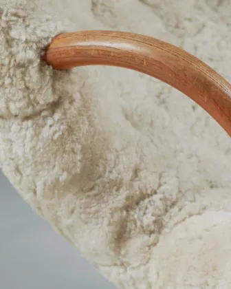 Arnold Madsen Pair of Moonlight Clam Chairs