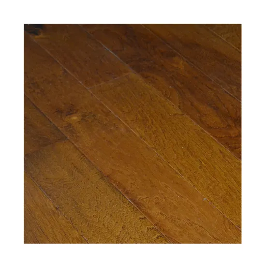 Low Cost Hickory UV Lacquered HDF Engineered Wood Flooring for Home Bedrooms
