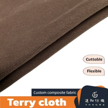 Tela de sudadera cepillada de tres líneas