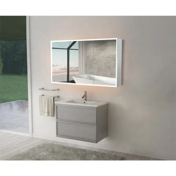 Smart Sensor Bathroom Vanity Mirror Cabinet with LED Lighting, Waterproof, Wall-Mounted