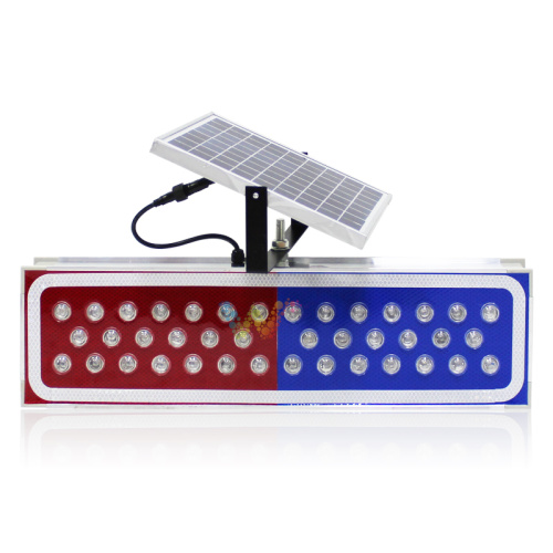 solar powered led traffic flashing strobe light