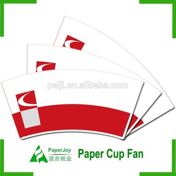 blank cup Fan stock paper