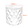 Table basse en acier inoxydable en métal de conception spéciale