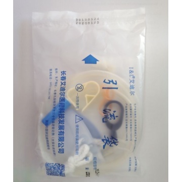 Foley Bag with best luer lock syringe connector